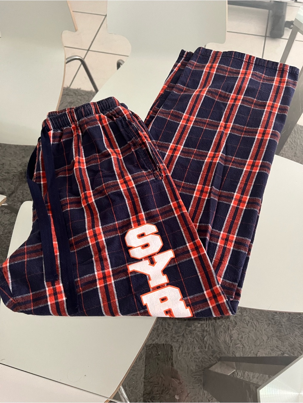 Syracuse University Men's Flannel Pajama Pants Size S